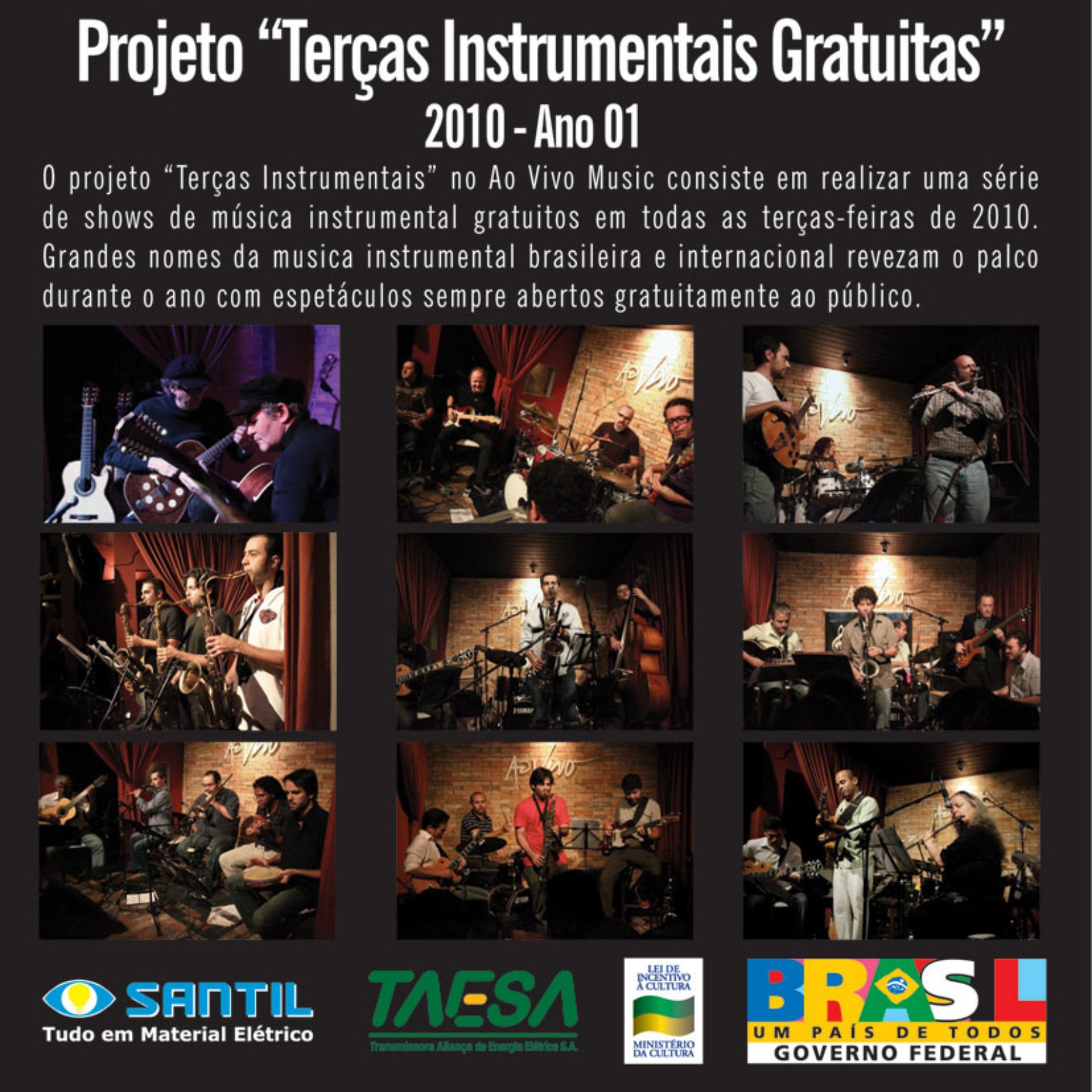 Terças Instrumentais Gratuitas